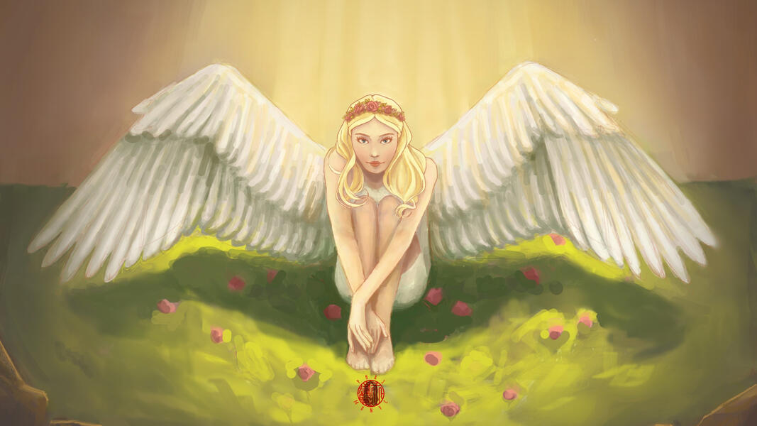 Full body Line art + painterly render + simple background [USD 225.00]